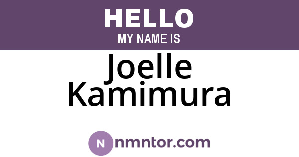 Joelle Kamimura