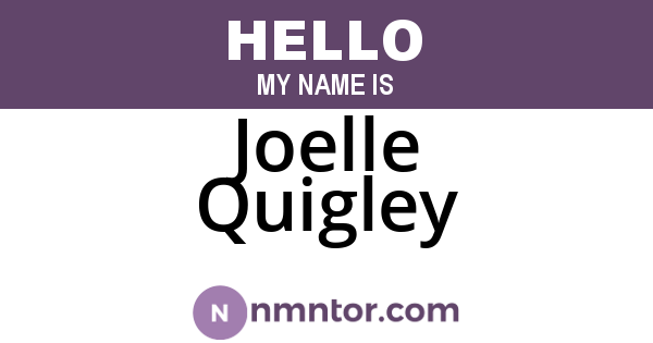 Joelle Quigley