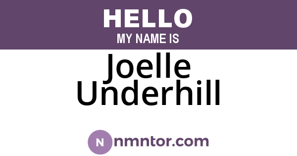 Joelle Underhill
