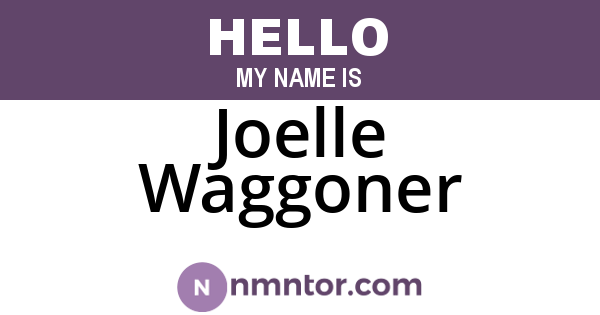 Joelle Waggoner