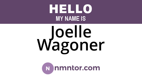 Joelle Wagoner