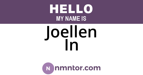 Joellen In