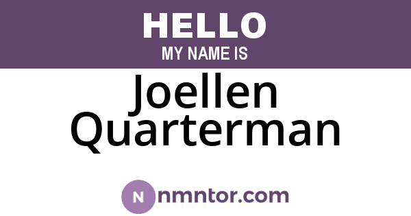Joellen Quarterman