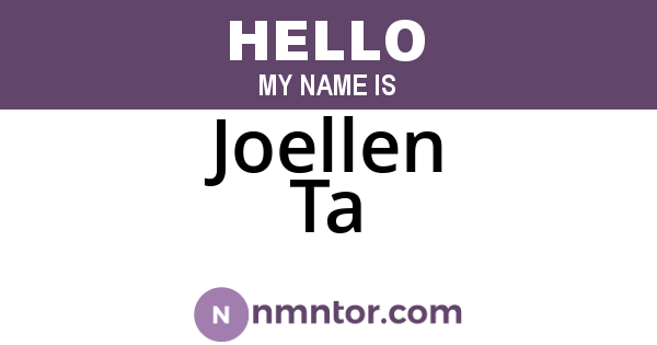 Joellen Ta
