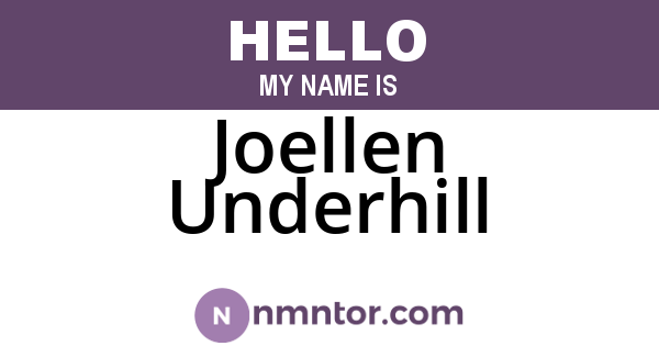 Joellen Underhill