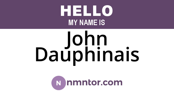 John Dauphinais
