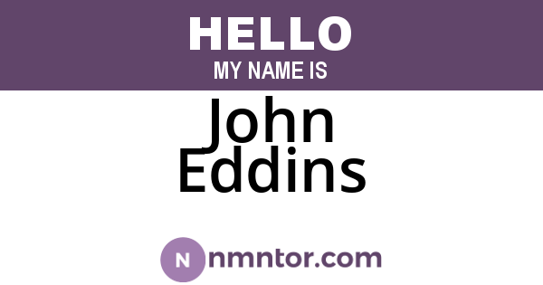 John Eddins