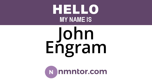 John Engram