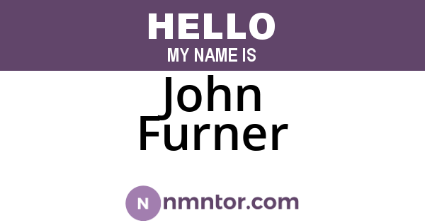 John Furner