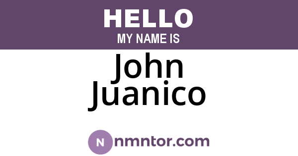 John Juanico