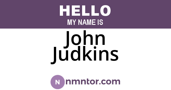 John Judkins