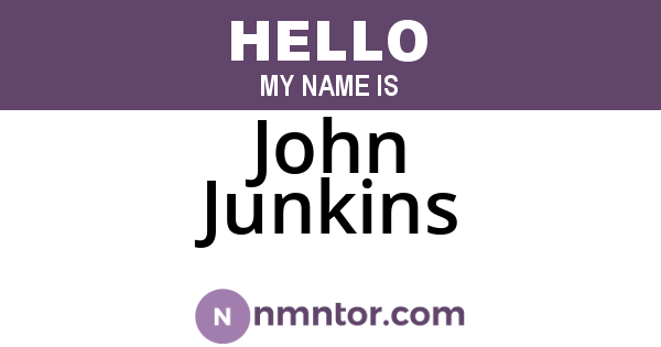 John Junkins