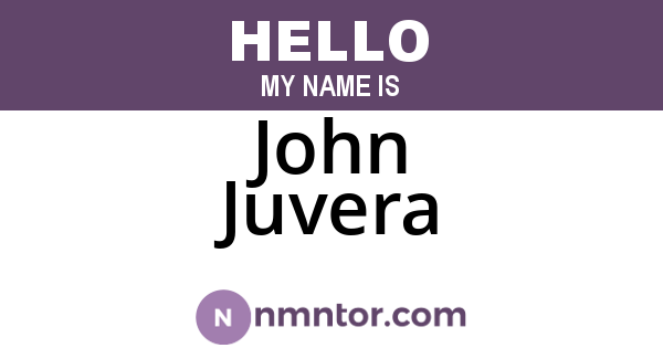 John Juvera
