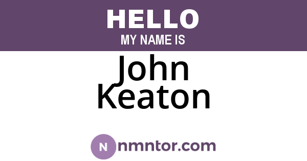 John Keaton