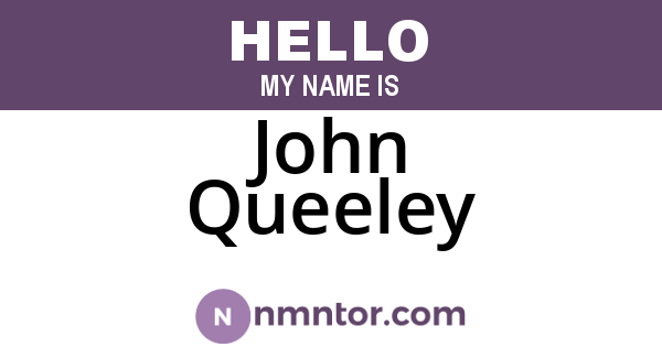 John Queeley