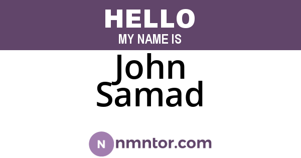 John Samad