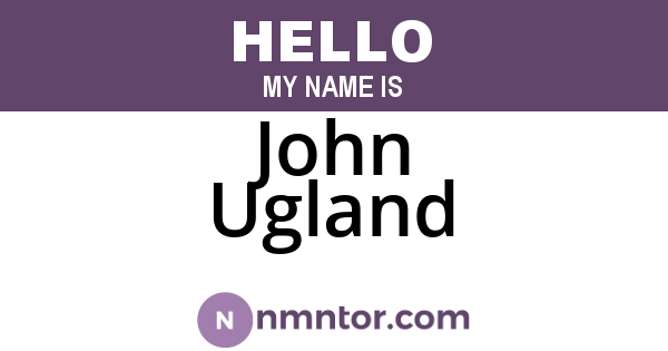 John Ugland