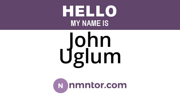 John Uglum