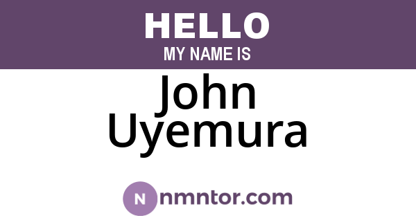 John Uyemura