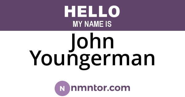John Youngerman