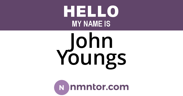 John Youngs