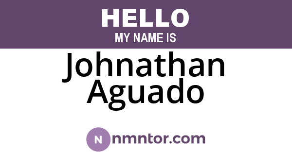 Johnathan Aguado