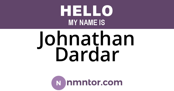 Johnathan Dardar