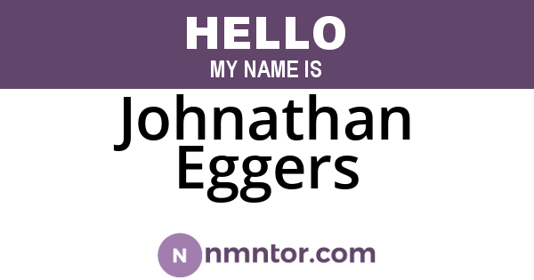 Johnathan Eggers