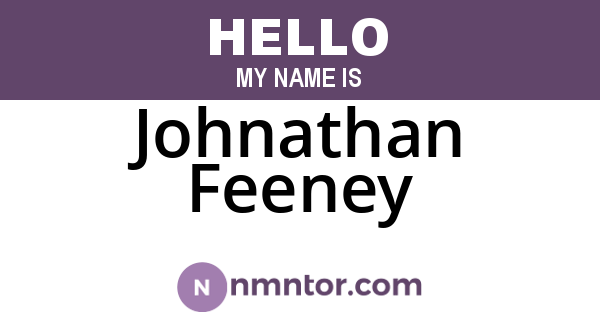 Johnathan Feeney