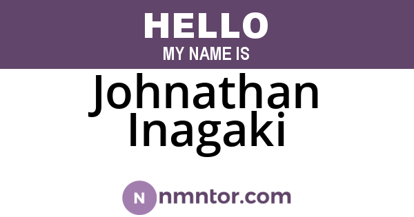 Johnathan Inagaki