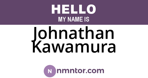 Johnathan Kawamura