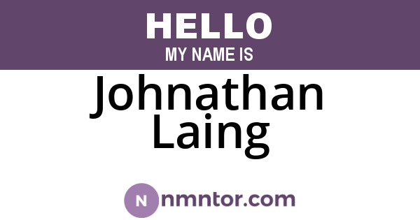 Johnathan Laing