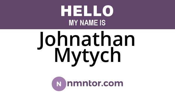 Johnathan Mytych