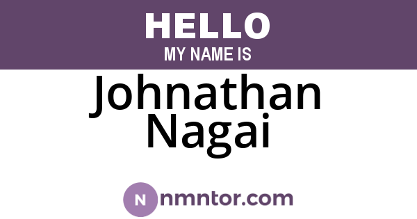 Johnathan Nagai