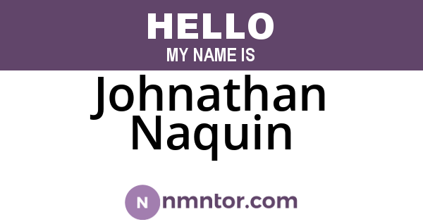 Johnathan Naquin