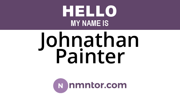 Johnathan Painter