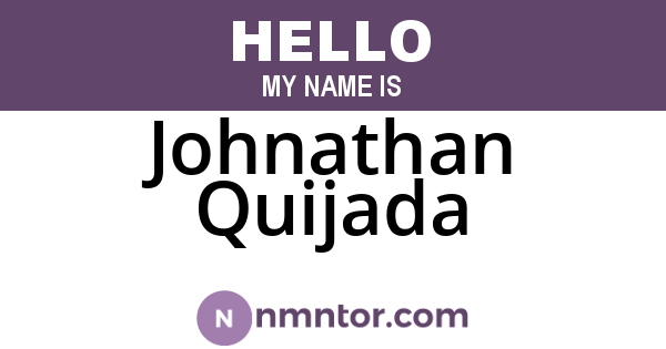 Johnathan Quijada