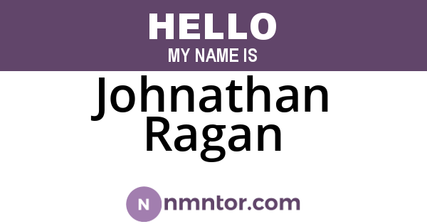 Johnathan Ragan