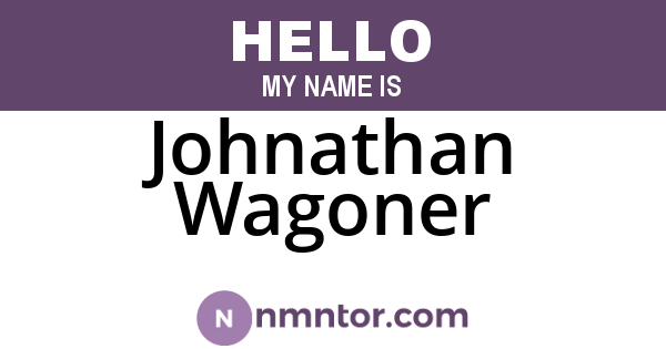 Johnathan Wagoner