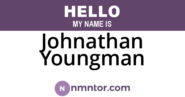 Johnathan Youngman