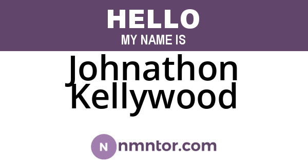 Johnathon Kellywood