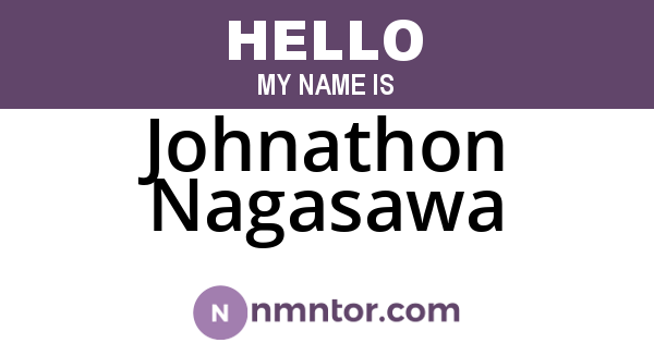 Johnathon Nagasawa