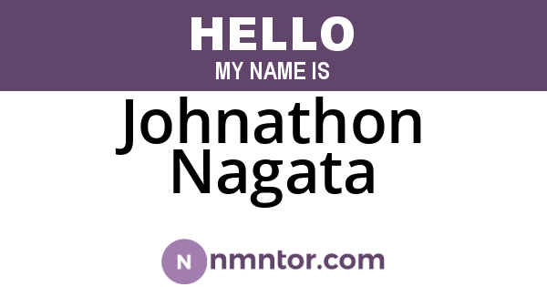 Johnathon Nagata