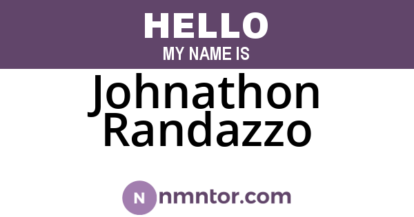 Johnathon Randazzo