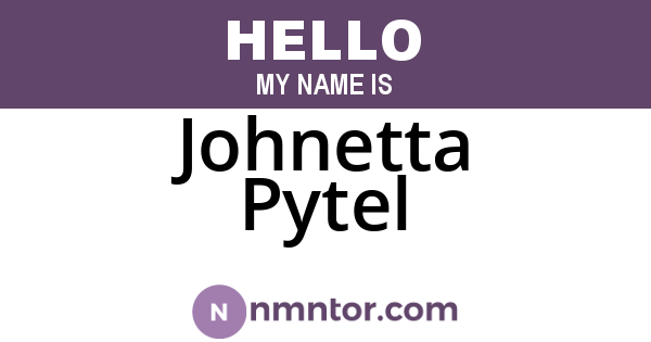 Johnetta Pytel