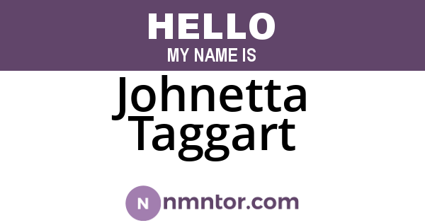 Johnetta Taggart