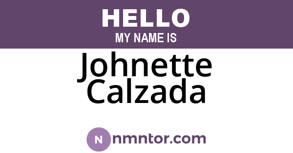 Johnette Calzada