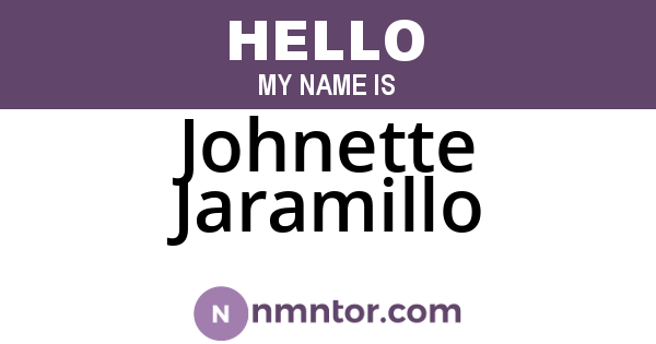 Johnette Jaramillo