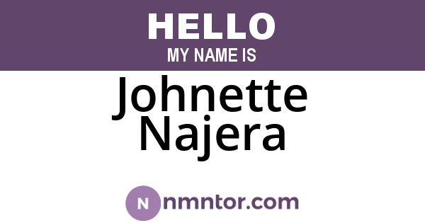 Johnette Najera