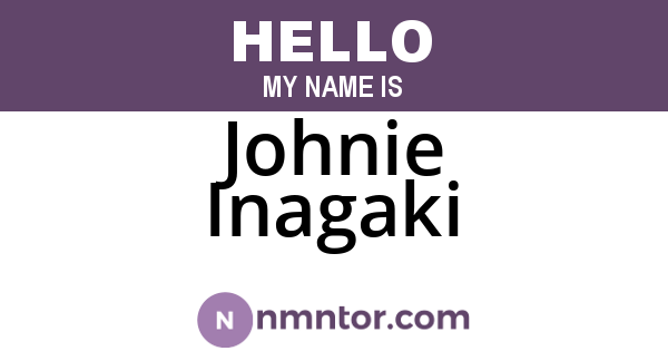 Johnie Inagaki